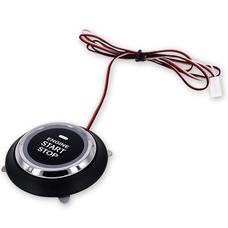 Smart RFID Car Alarm System Push Engine Start Stop Button Lock Ignition Immobilizer with Remote Keyless Go Entry System