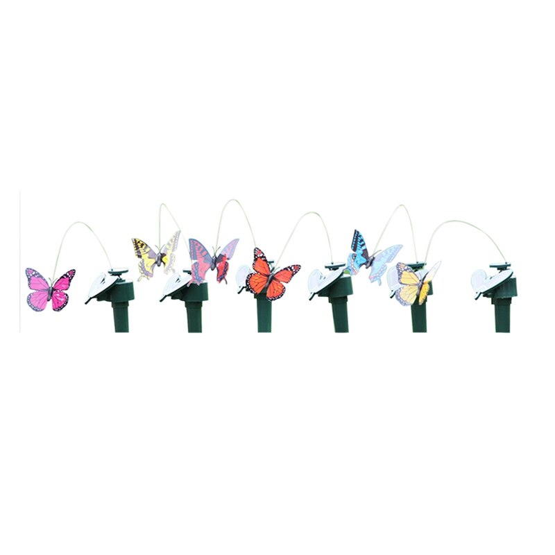 Solar- Kolibri Energie Vibration Tanzen Fliegen Flattern VöGel Für Garten Hof Dekorative Beteiligung Fliegen Flattern Dekoration Spielzeug: B