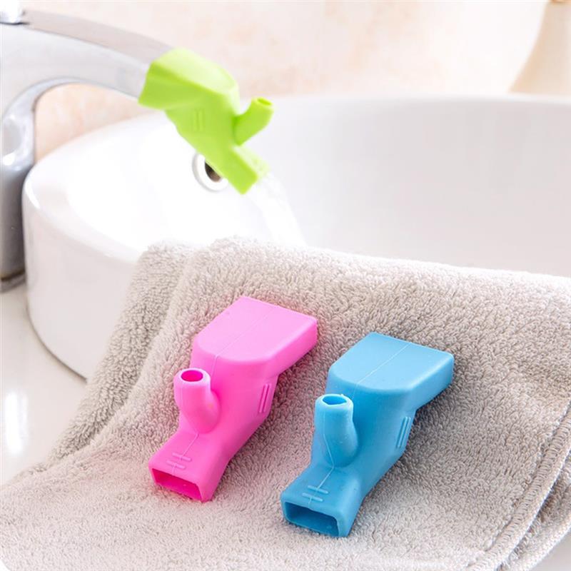 Kraan Extender Keuken Badkamer Water Tap Extension Kids Water Bereiken Kraan Siliconen Extender