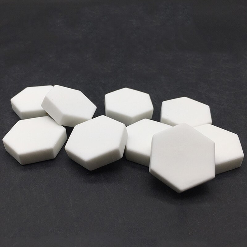 20pcs Ceramic Coral Frag Disks Pure White Coral Base Support Aquarium Coral Reef