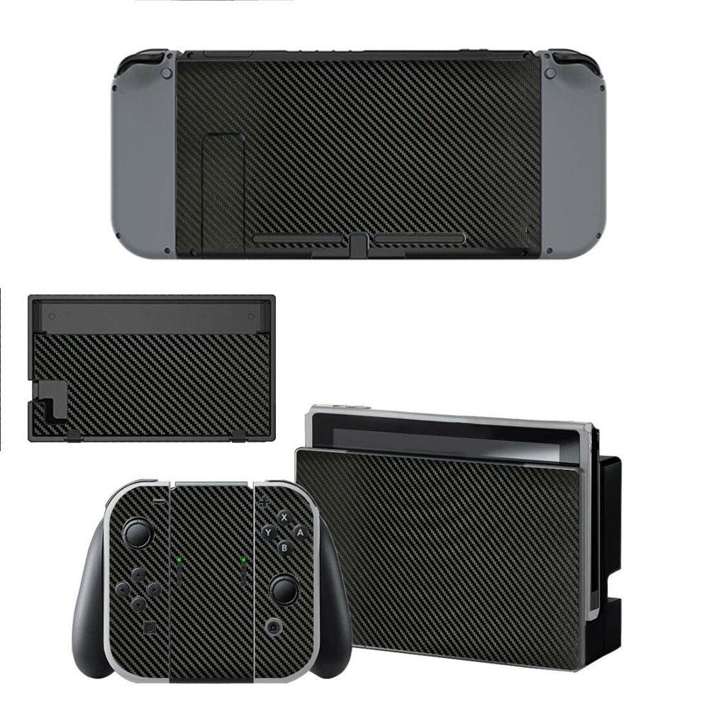 Calcomanías de piel de vinilo para interruptor Nintend, conjunto completo de pegatinas de envoltura protectora placa frontal para consola Nintendo Switch Con y muelle: YSNS0010