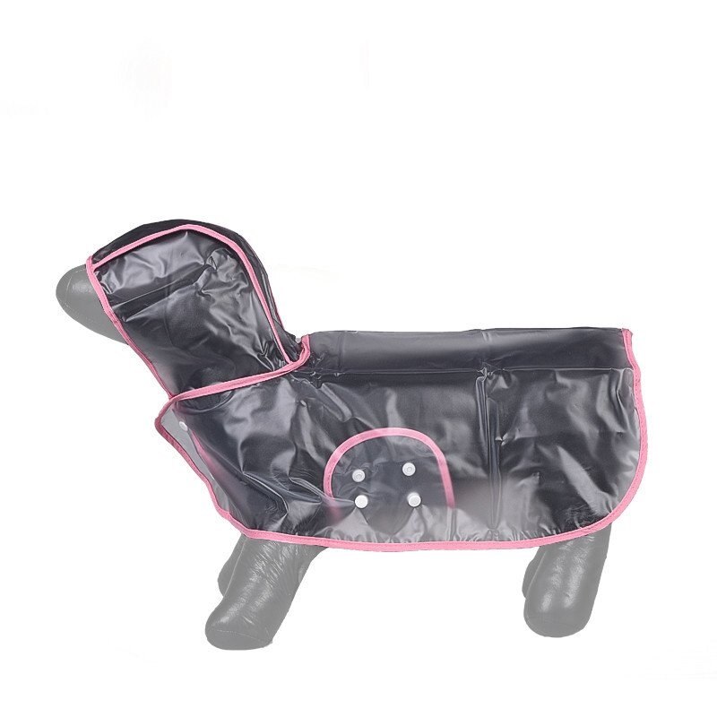 Hond Regenjas-Roze-(Kleine)