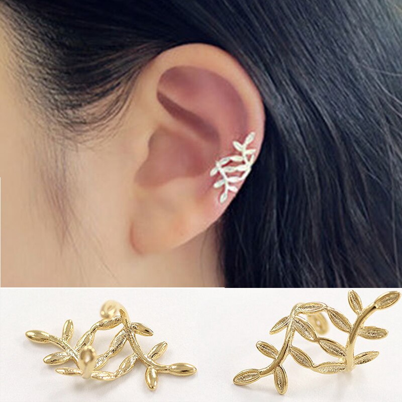 1 Pc Goth Ear Cuffs for Women Single Ear Clips Jewelry Accessories Star Crystal Clip On Earrings No Pierced Earring No Ear Hole