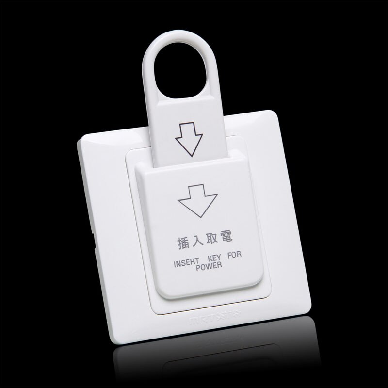 Switches Interruptor De Luz Newest Magnetic Card Switch 220v/16a ,energy Saving Switch,insert Key for Power,without Time Delay