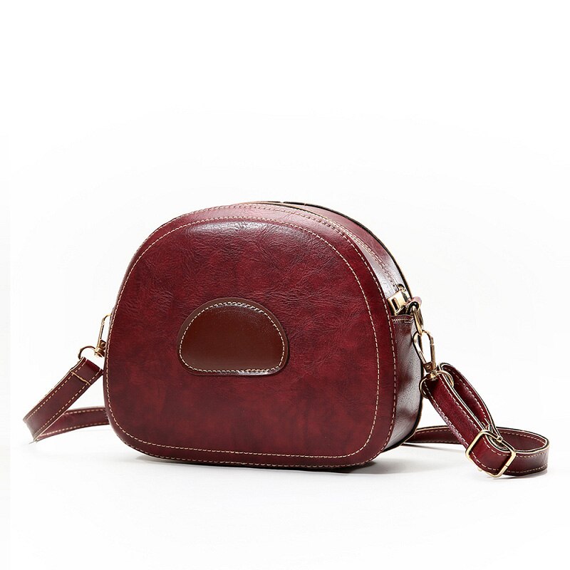 Taschen für damen, Mini-umhängetaschen aus pu-leder, handtaschen und schultertaschen: Burgund