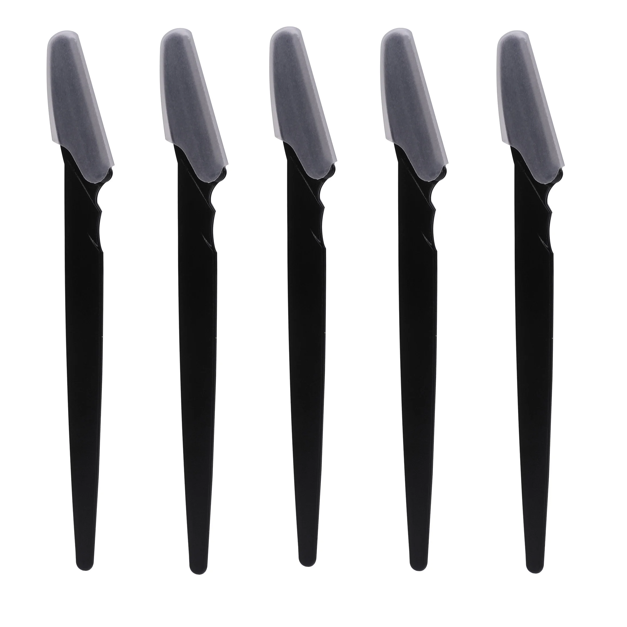 Augenbrauenrasierer und Gesichtsrasierer für Damen und Herren, Augenbrauen-Haarschneider und Rasierer, Dermaplaning-Werkzeug für das Gesicht mit Schutzhülle: Grün