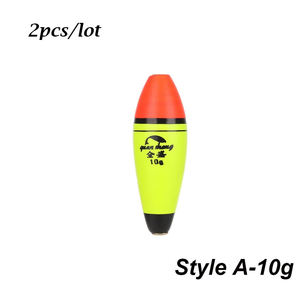 2pcs/lot Fishing Float 5pcs/lot EVA elastic material 40g buoyancy Sea Fish Float Fishing Tackle: -Style A- 10g