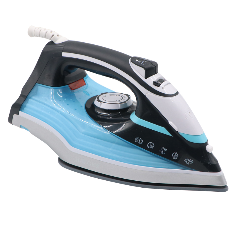 2400W Colorful Electric Steam Iron Adjustable Ceramic soleplate iron For Clothes Multifunction