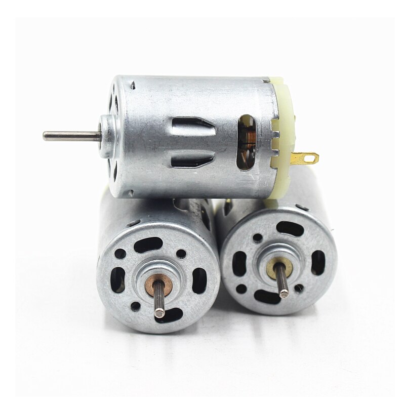 385 motore ad alta velocità elettrico DC 12V 18V 24V 11000 giri/min 16500 giri/min 21500 giri/min invertiti PWM DC6V-24V motore fai da te tecnologia modello RS385