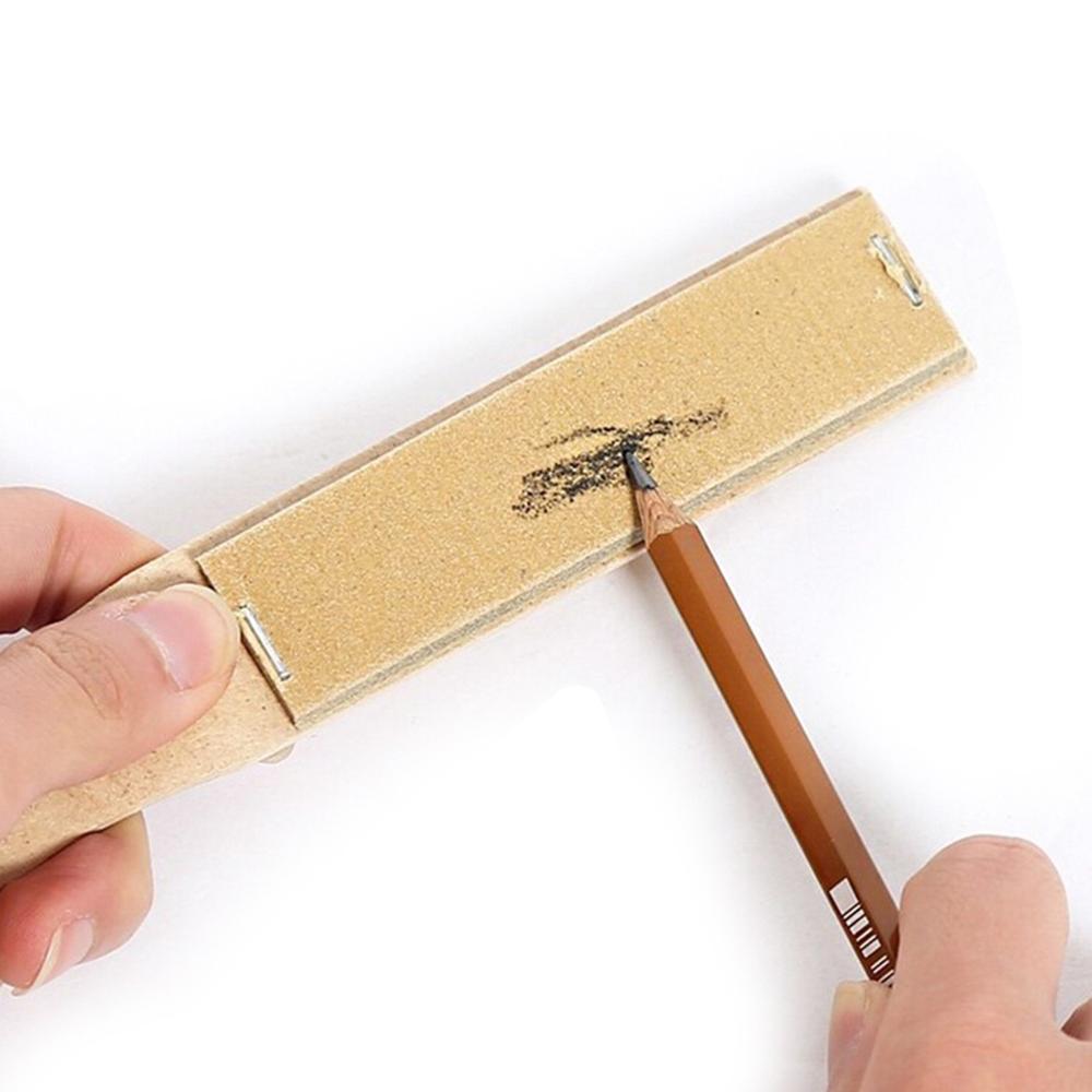Papel de lija práctico, puntero de lápiz, papel de lija, bricolaje, dibujo artístico