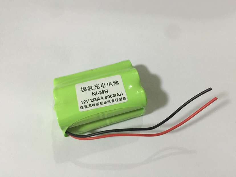 EEN echt 12V 2/3AA 800MAh Ni MH batterij NI-MH printplaat medische apparatuur speelgoed oplaadbare Li-Ion Cel