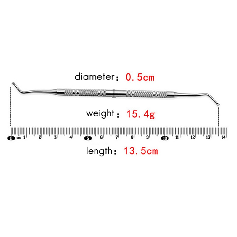 5 Pc Stainless Steel Clean Up Nail Ditch Picker Shaving Spoon Double-Headed Ingrown Nail Manicure Toenail Seam Dirt Tool