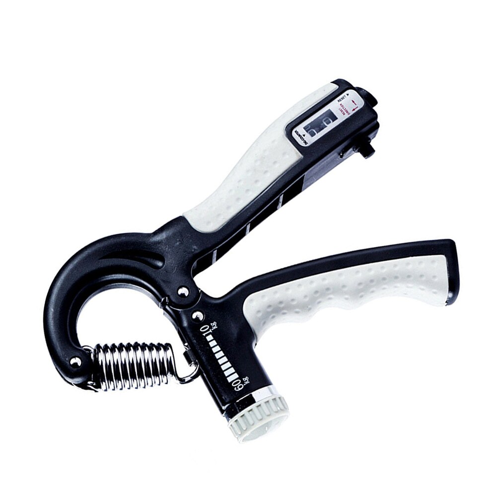 R-Shape Adjustable Countable Hand Grip Strength Exercise Gripper with Counter Durable Hand Strength Finger Pinch Carpal Expander