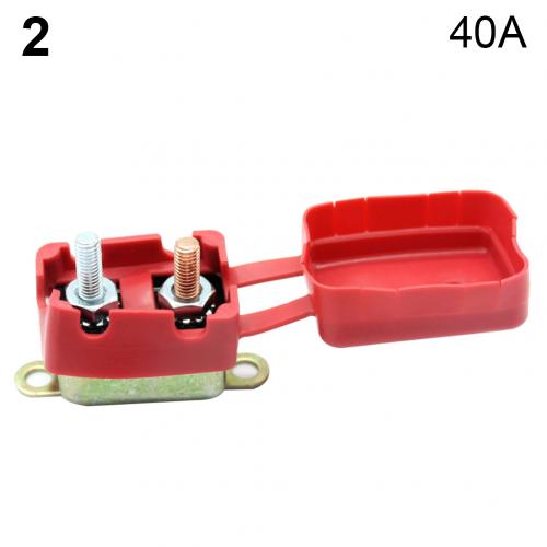 30/40/50A DC12V Car Electrical Control Automatic Fuse Reset Circuit Breaker: Gold