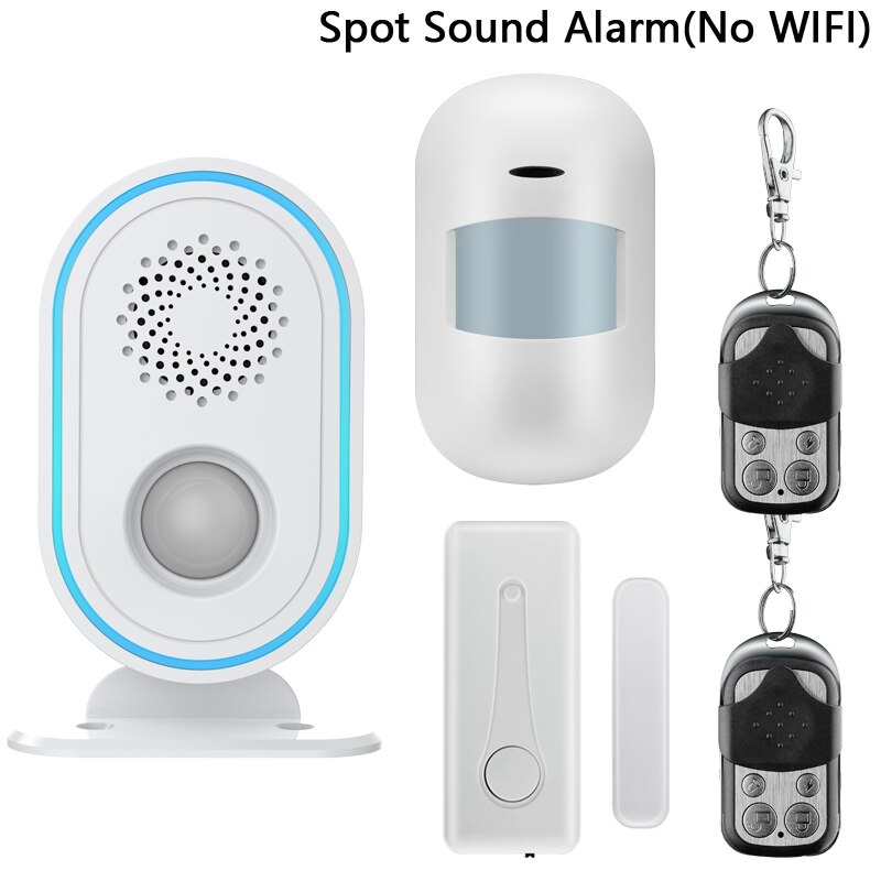 Alarm System for Home Burglar Security 433MHz WiFi Tuya smart Alarm Wireless Tuya Smart House App Control: Spot Alarm 5