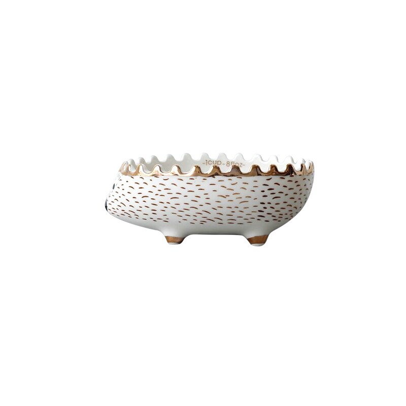 Hedgehog Phnom Penh bowl ceramic Nordic small bowl dessert bowl fruit bowl salad bowl cute animal cutlery cartoon measuring cup
