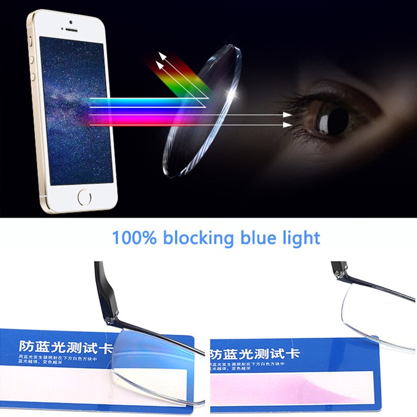 Gafas de lectura bifocales para hombres y mujeres, lentes bifocales de lectura con acabado Anti luz azul, dioptrías + 1,5 2,0 + 2,5 3,0 3,5