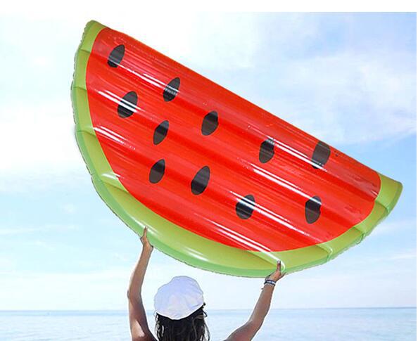 Summer Swimming Pool Floating Inflatable Watermelom Mattress Swimming Ring Circle Cool Water Party Pool Toy Pool Float