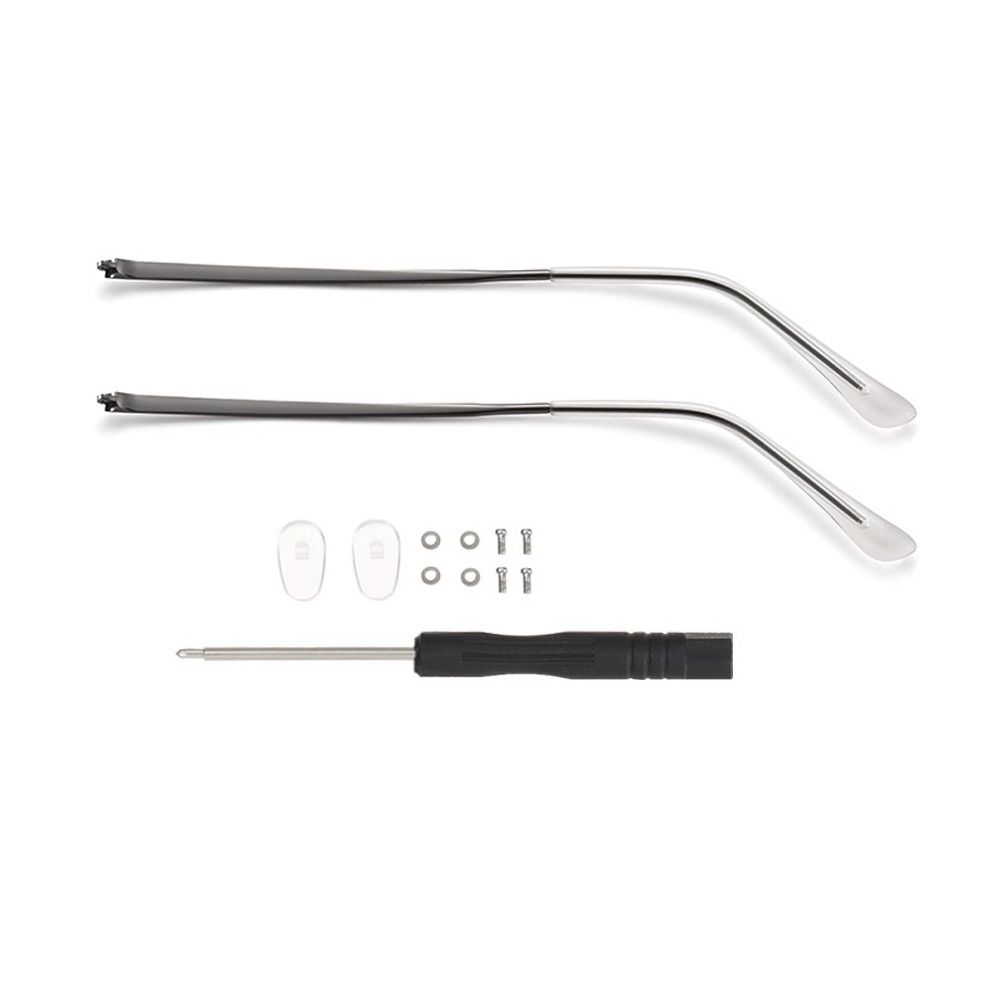 1 paar transparante voetbeschermers, brillen, vervangende pootjes, zonnebrillen, brillen, metalen pootjes, reparatieaccessoires voor brillen.: Wit