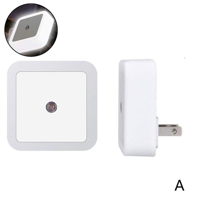 Led Nachtlampje Sensor Verlichting Mini Eu Us Plug In Lamp Saving Kids Verlichting Energie Slaapkamer Lage Verlichting Kamer Voor kinderen Li B3E0: white US