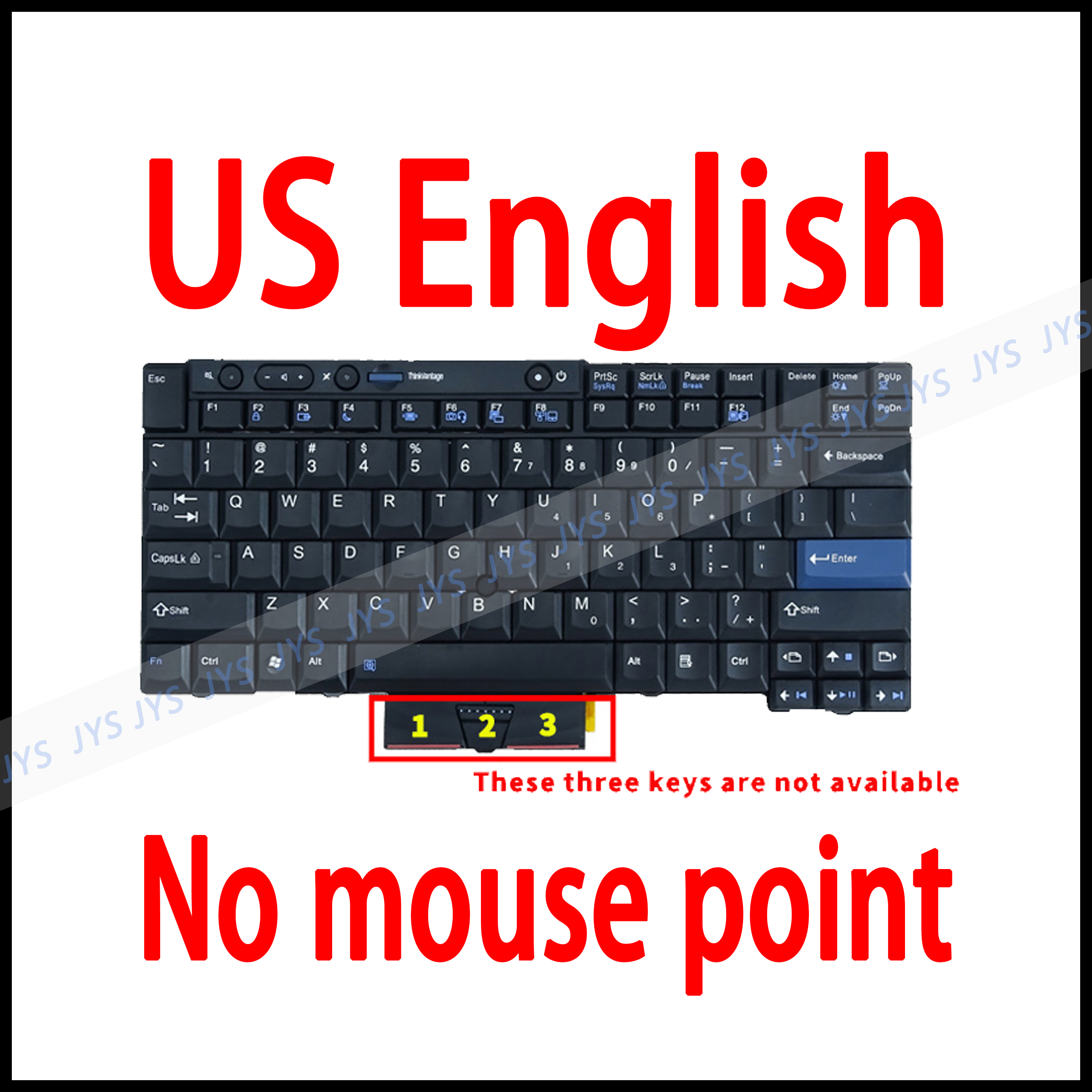 Laptop Replacement Keyboard For Lenovo ThinkPad T410 T420 X220 X220I X220T T510 T520 W510 W520 45N2211 45N2141 US/Russian Layout: WHITE
