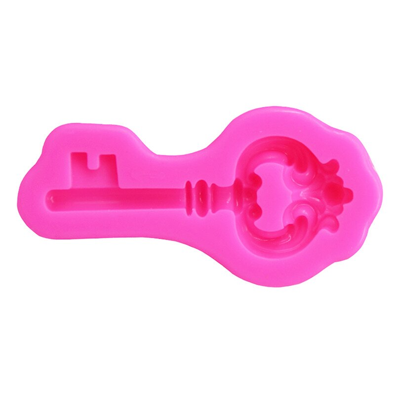 Klucze Sugarcraft foremki do polewy na ciasto czekoladowe formy silikonowe narzędzie do dekoracji ciast narzędzie klucz w stylu Retro kształt formy silikonowe