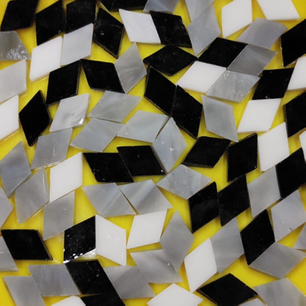 Xugar Diamond Mosaic Tiles DIY Self-adhesive Hobby Crafts Materials 50g Glass Mosaic Stones Home Part Decoration Children: 02