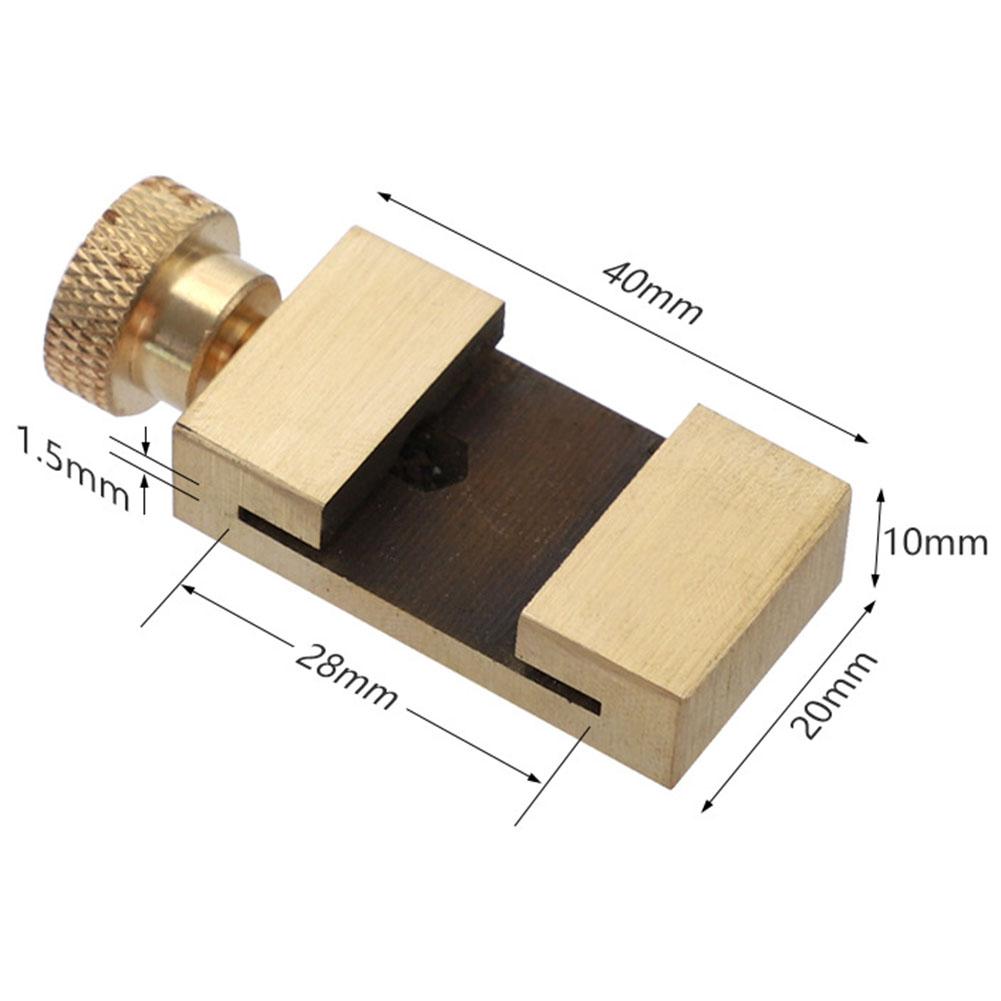 30Cm Stalen Liniaal Houtbewerking Hoek Kraspen Messing Locator Positionering Blok Limiet Heerser Gauge Houtbewerking Gereedschap