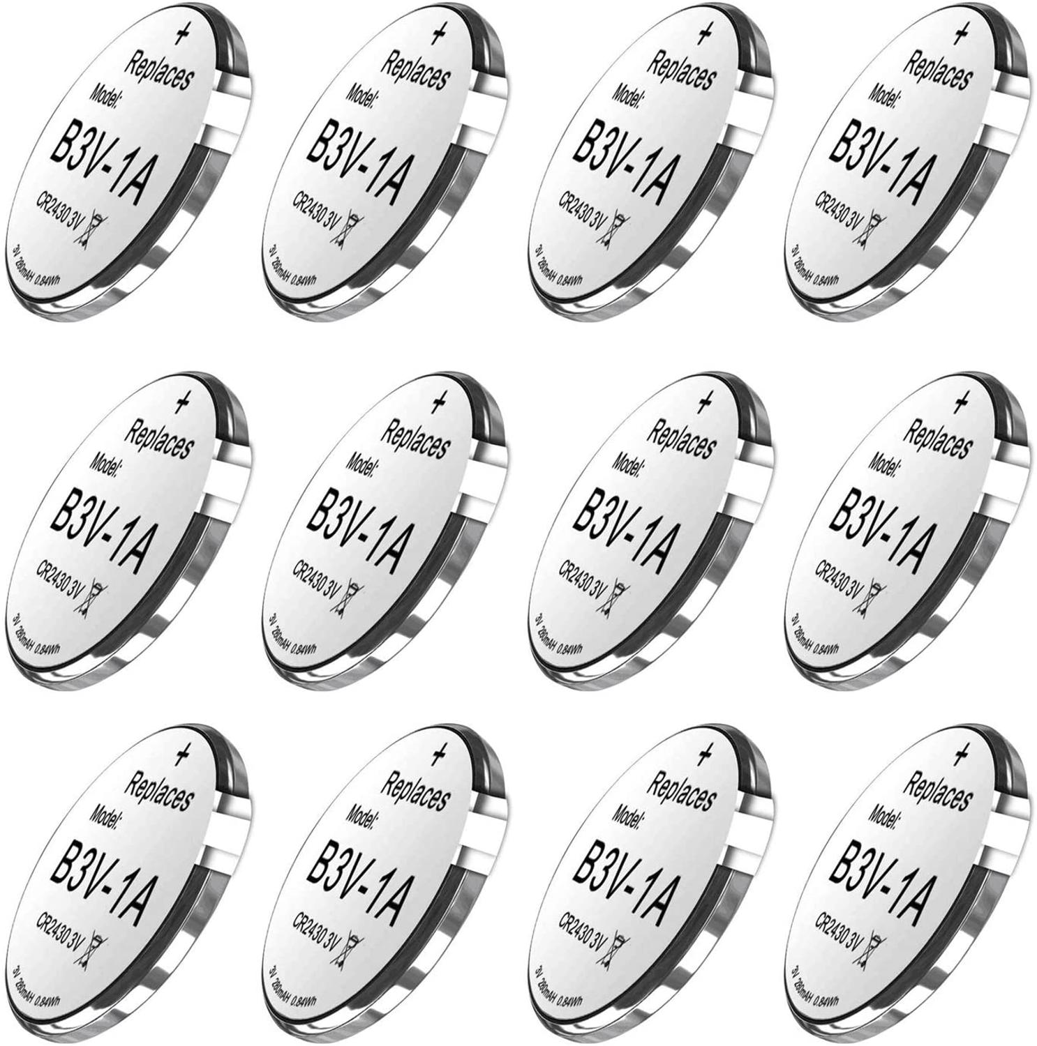 Abeden – batterie au Lithium 3V 280mAH, pour collier électronique unique en Pet, 8 pièces/paquet, CR2430