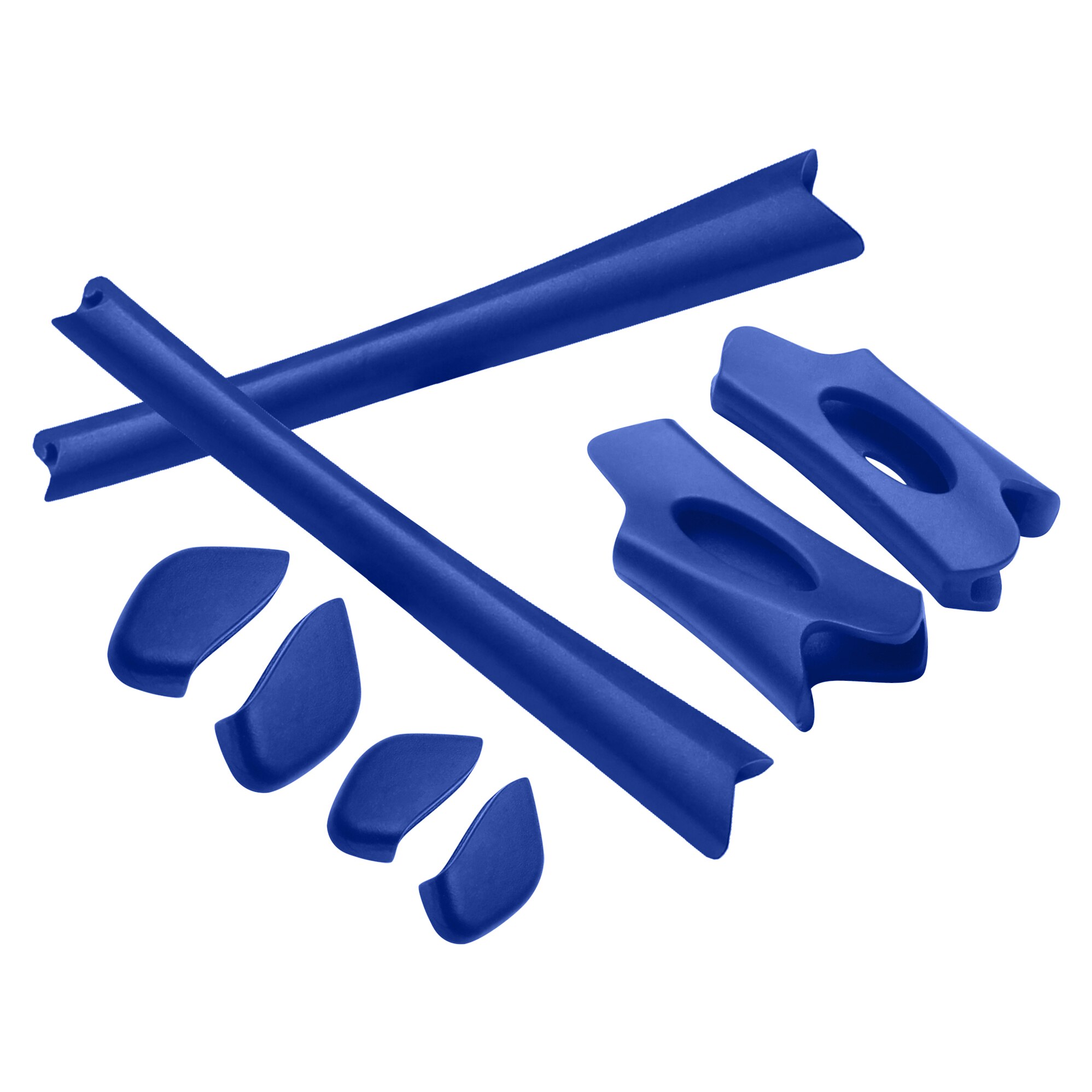 Bwake Vervanging Rubber Kit Oor Sokken &amp; Neus Pads Voor-Oakley Flak Jacket/Flak Jacket Xlj-Meerdere opties: Deep Blue