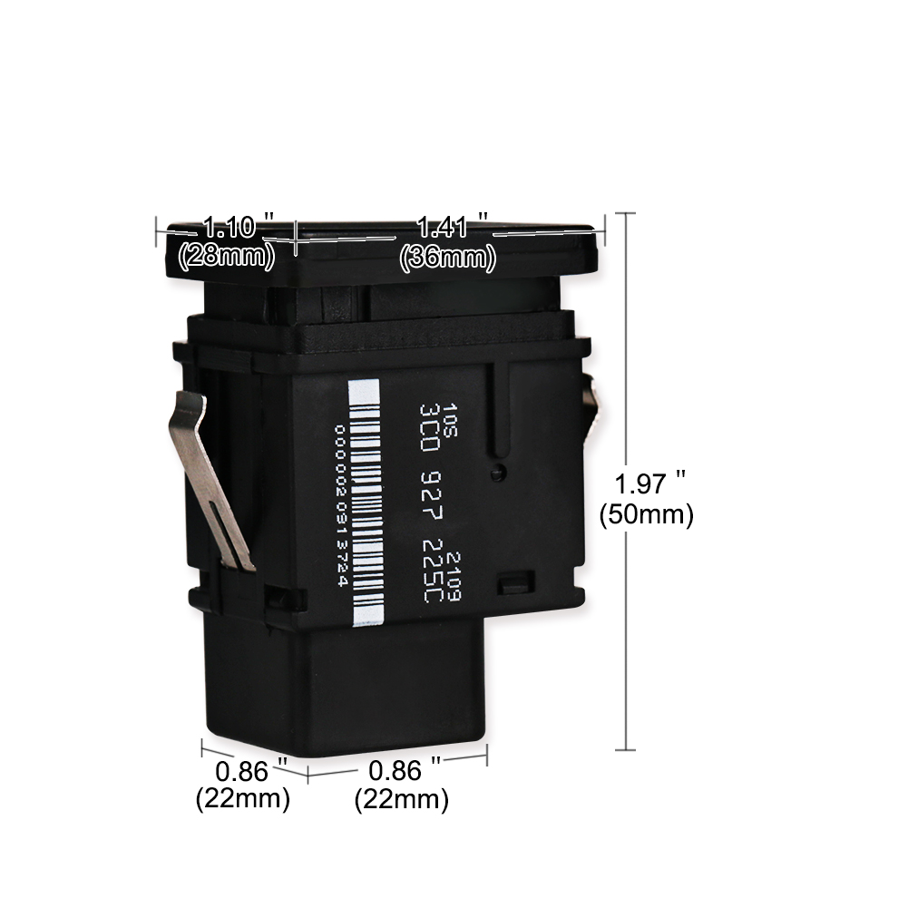 Til vw passat  b6 håndbremsekontakt elektronisk parkeringsbremseknapkontakt til vw passat  b6 r36 c6 cc 3 c 0927225c udskiftning