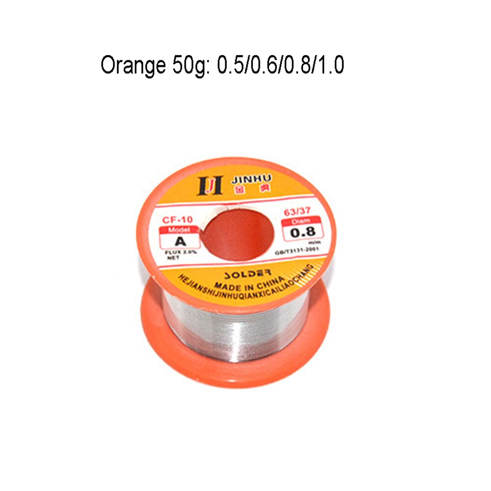 0.5 / 0.6 / 0.8 / 1mm * 50g cyna przewód zasilający stopiony rdzeń żywiczny lutowany drut lutowniczy