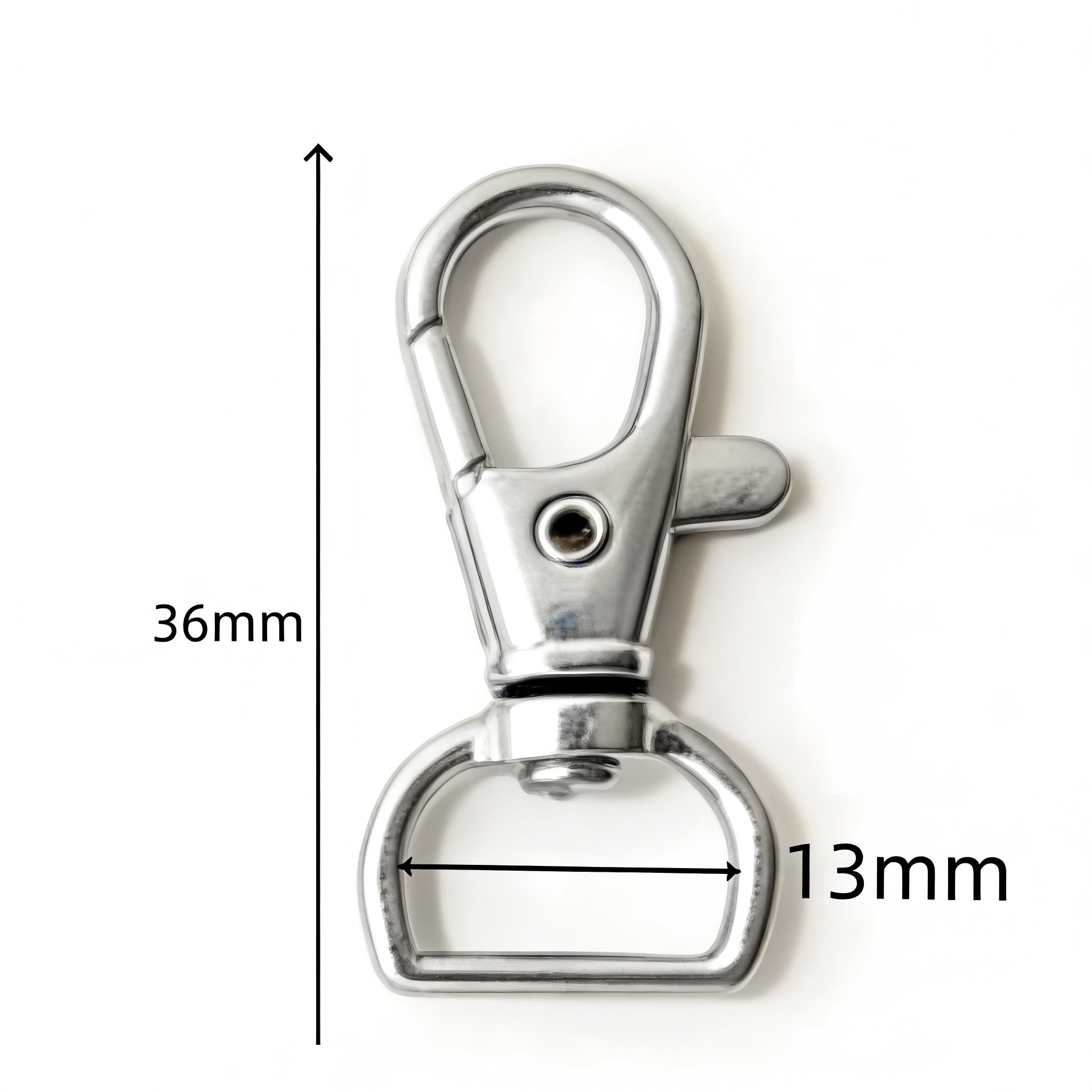 5/20/50/100 STUKS Draaibare Sluitingen Lanyard Karabijnhaken Sleutelhanger Clip Haak Metalen Kreeftklauw Sluiting voor Sleutelhanger Hardware Accessoires: 8 # / Antiek koper