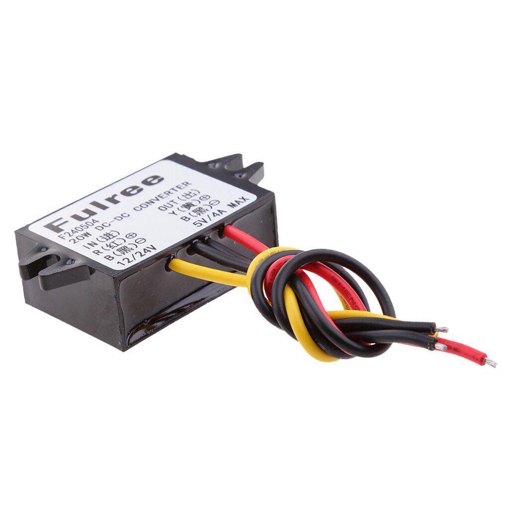 DC-DC Converter Step-Down Modul 12V 24V Zu 5V 4A Für Auto-LED Power Supply