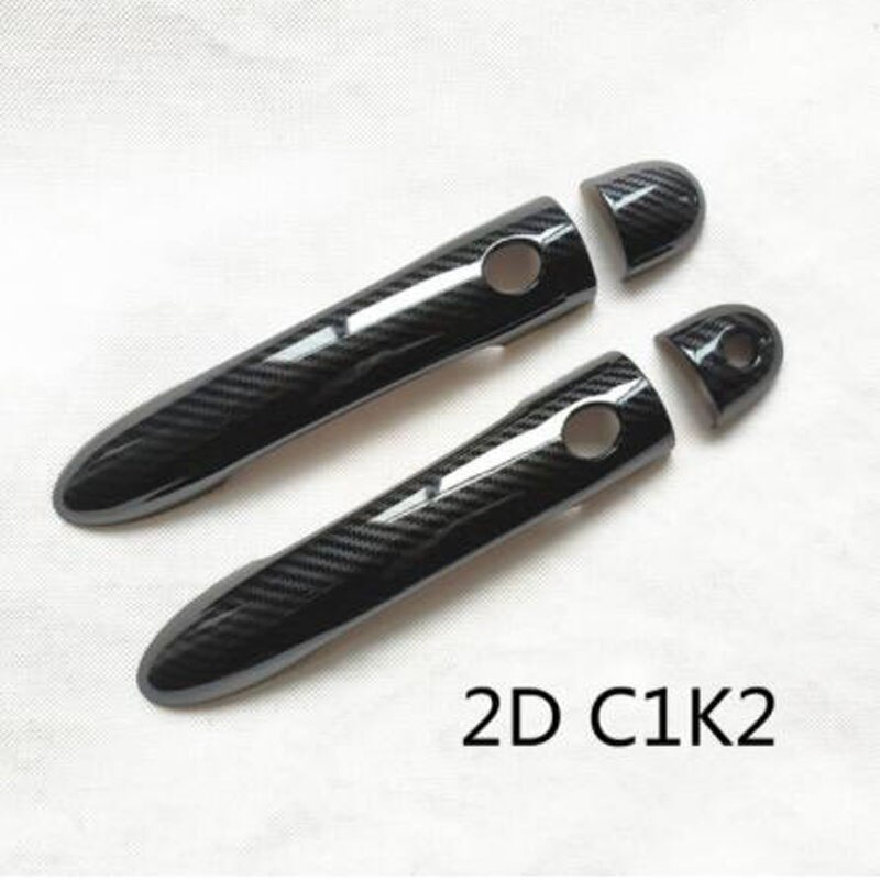 Door Handle Cover Trim Handles Covers for Renault Megane 2 Ii Mk2 Car Accessories Plastic Carbon Fiber: 2DC1K2