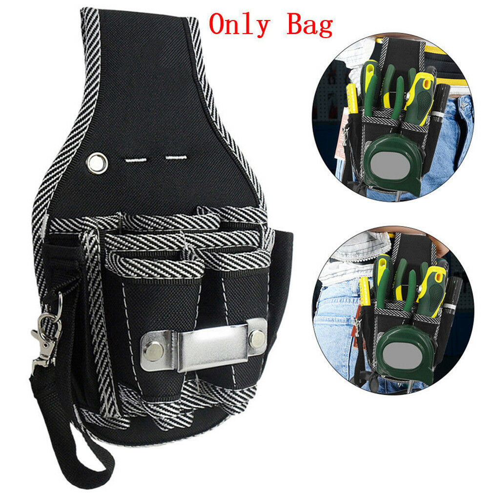 Electrician Waist Pocket Tool Belt Pouch Bag Screwdriver Kit Holder Case Cal