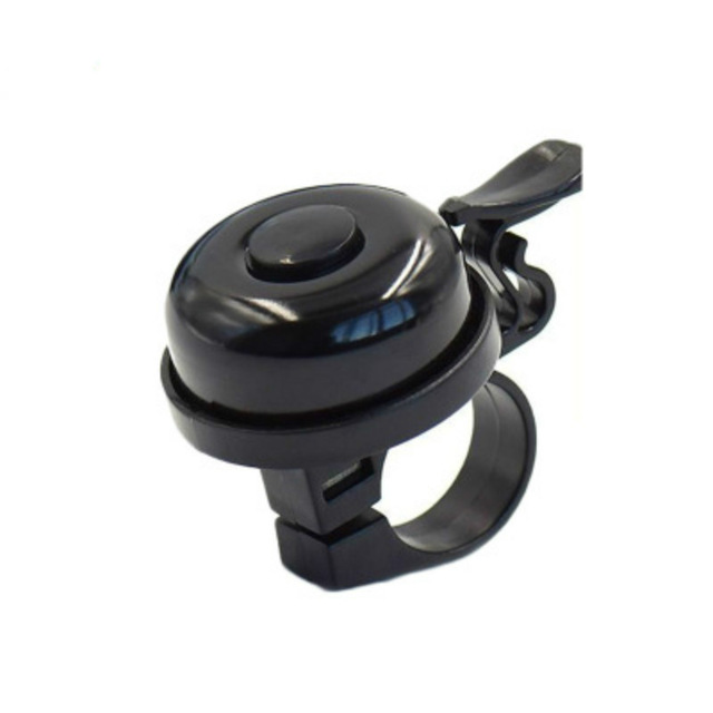 Campana para manillar de bicicleta de montaña, timbre de alarma de aleación de aluminio para seguridad, timbre protector para bicicleta de montaña: black6