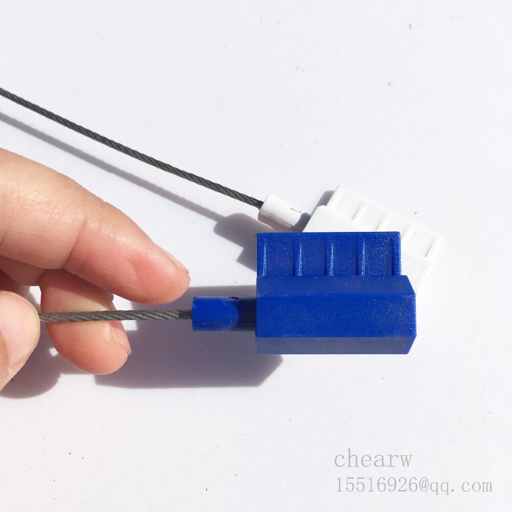 10pcs length250mm Security steel wire seal for sealing container trucks,bank box,wareh