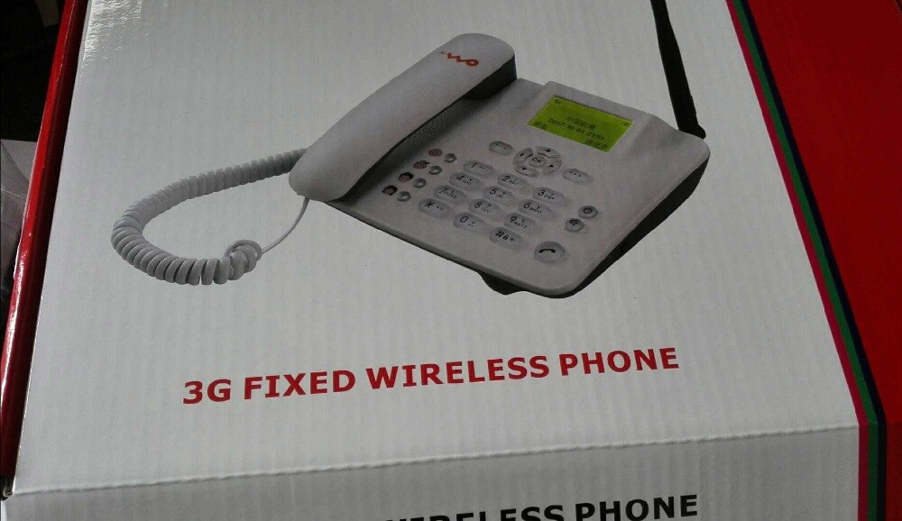 China Unicom F6688 3G WCDMA/HSDPA/UTMS900/2100Mhz Fixed Wireless Phone GSM Cellular Terminal Corded Desktop Office Phone