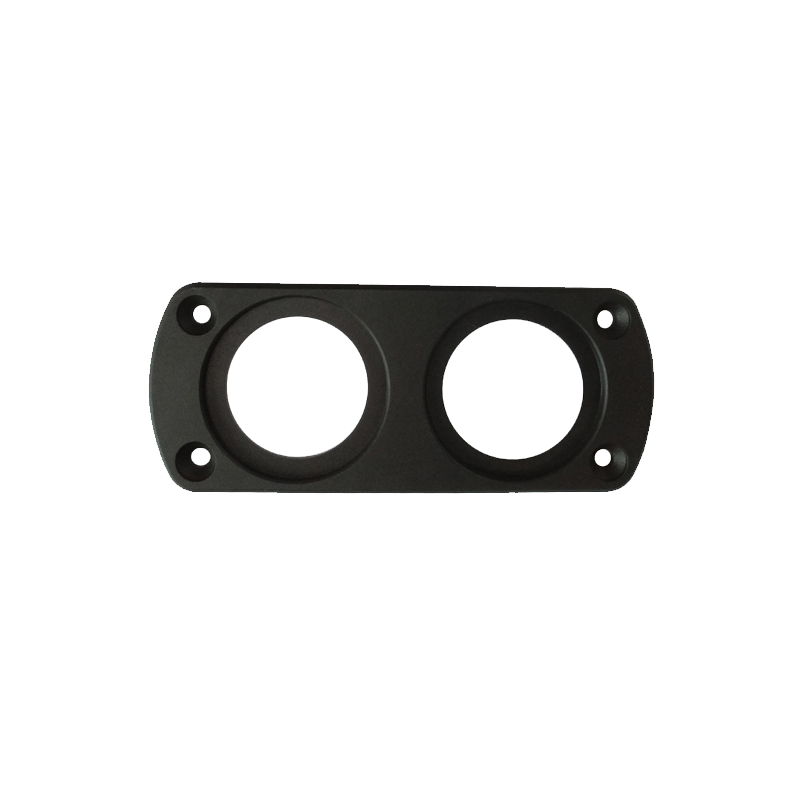 Diy bil usb oplader switch voltmeter panel til marine, båd, motorcykel, lastbil, golfvogn, bil: To hul