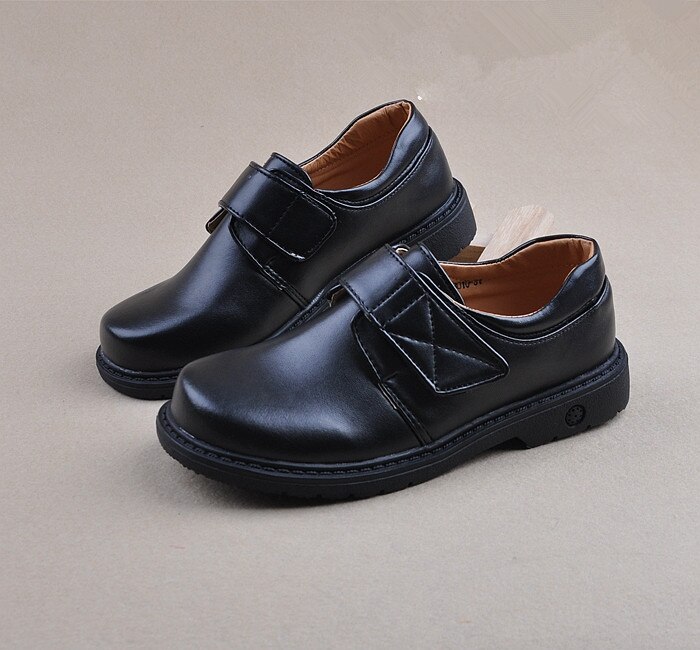 Kinderen Jongens Lederen Schoenen Student Gloeiende Schoenen Kids Baby Classic Prestaties Uniform Schoenen School Schoen: 4.5