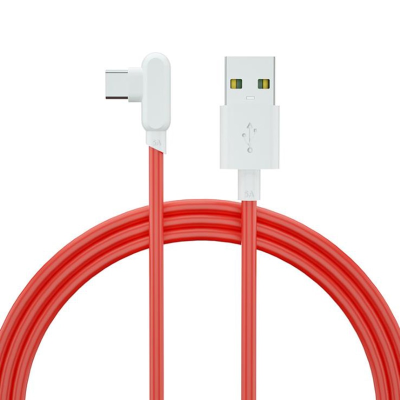 Cavo USB tipo C 90 gradi ordito One Plus Nord N10 N100 Usbc cavo di ricarica Dash 5A ricarica rapida rapida per Oneplus 8 8t 7t 7 6 Pro