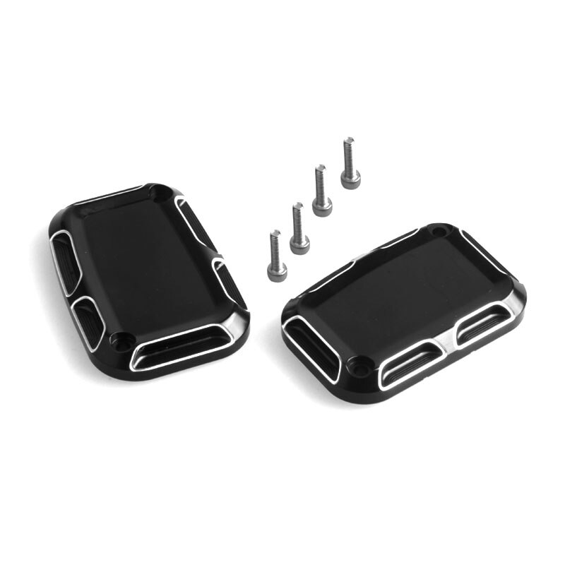 Brake Master Cylinder Cover For Touring Road King Ultra Tri Street Glide Electra Street V-Rod Night Rod