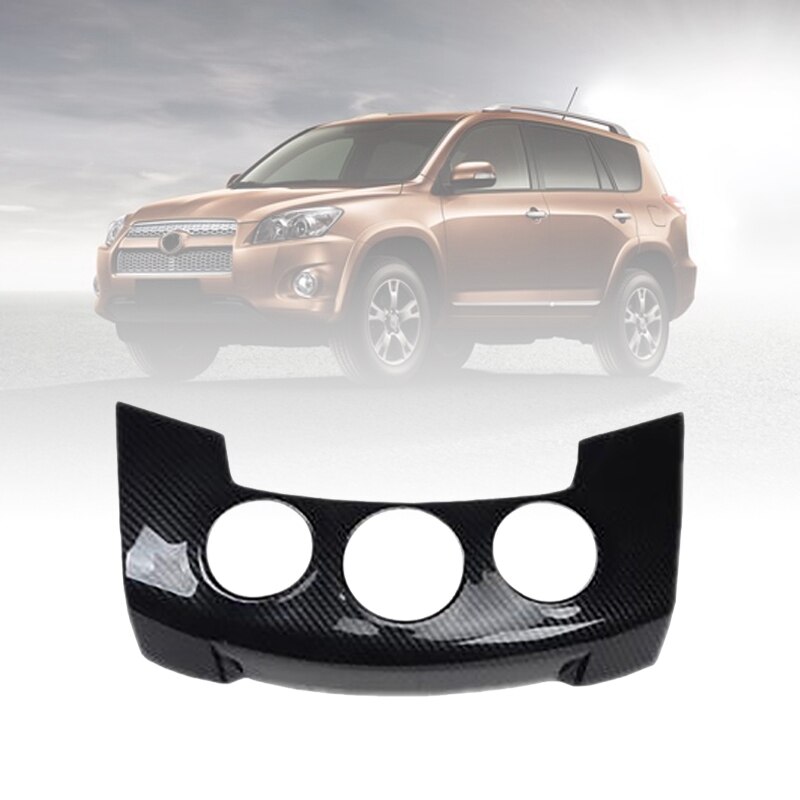 Deska rozdzielcza samochodu klimatyzator dostosuj przycisk panelowy stylizacja pokrywy listwy robić Toyota RAV4 2009-2013 akcesoria samochodowe