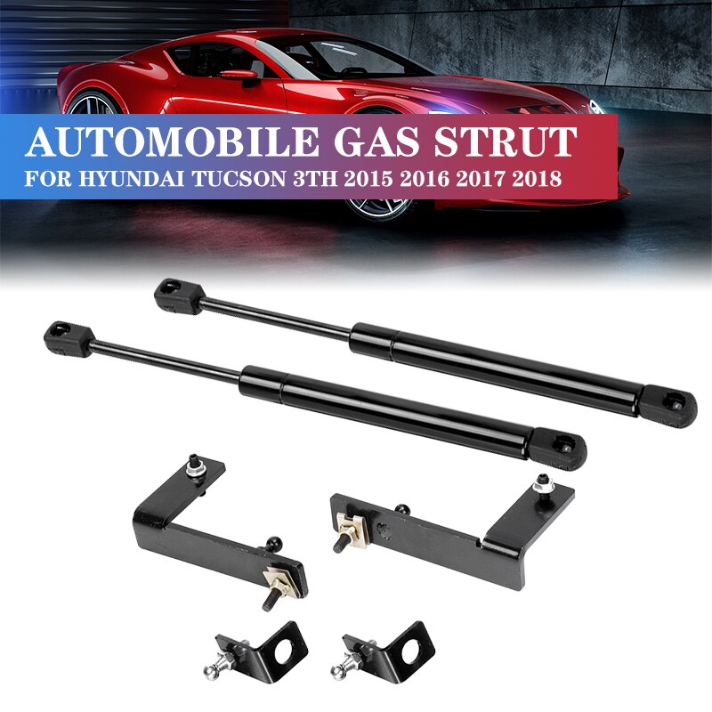2 Stuks Auto Front Motorkap Lift Ondersteunt Props Rod Arm Gas Springs Schokken Strut Bars Voor Hyundai Tucson 3TH