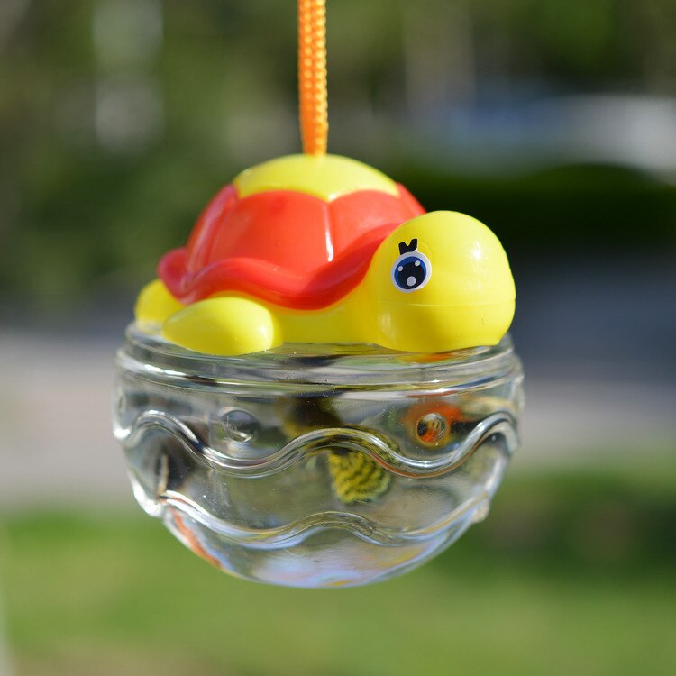 Closed qq fish bottle qq turtle bottle qq fish tank turtle bottle mini fish tank portable plastic small fish tank