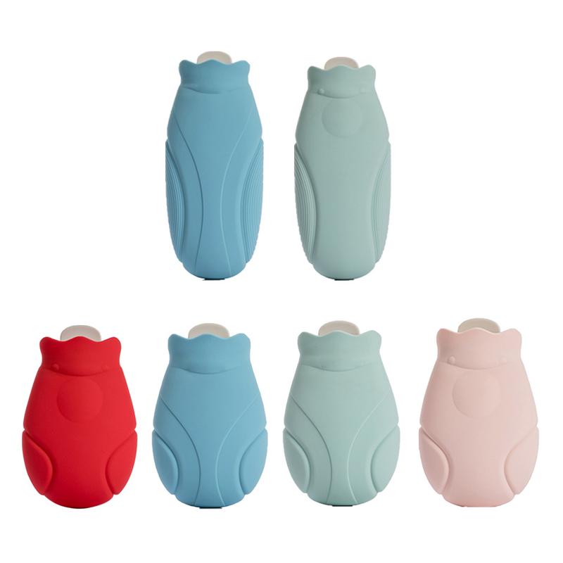 Bouteille d'eau chaude en Silicone | Chauffe-mains pour micro-ondes, résistant aux fissures, bouteille chaude