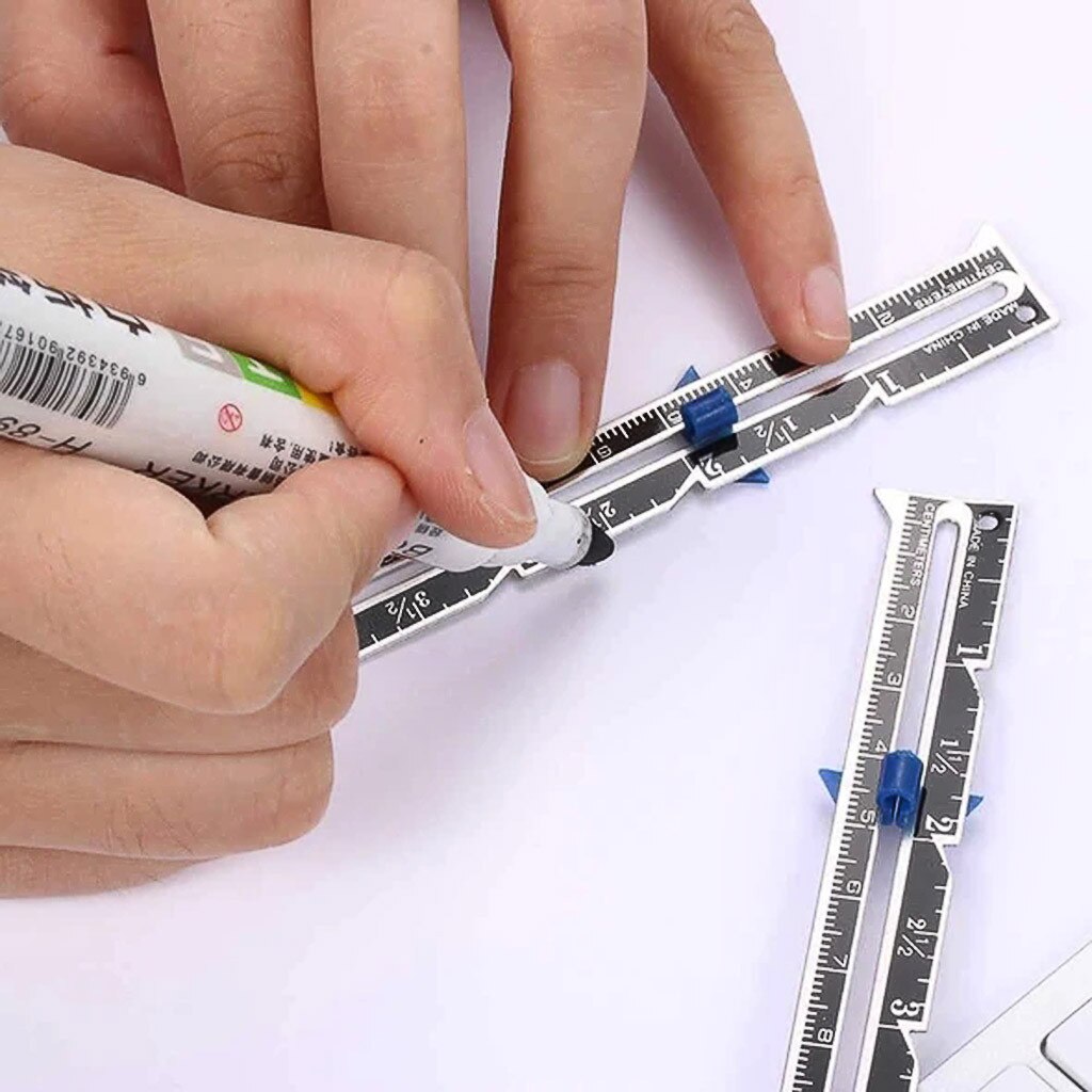 Sewing Seam Gauge Ruler Sliding Gauge Sewing Measuring Tool Tailor Tape Measure Soft Ruler Meter Sizer Helper Tools