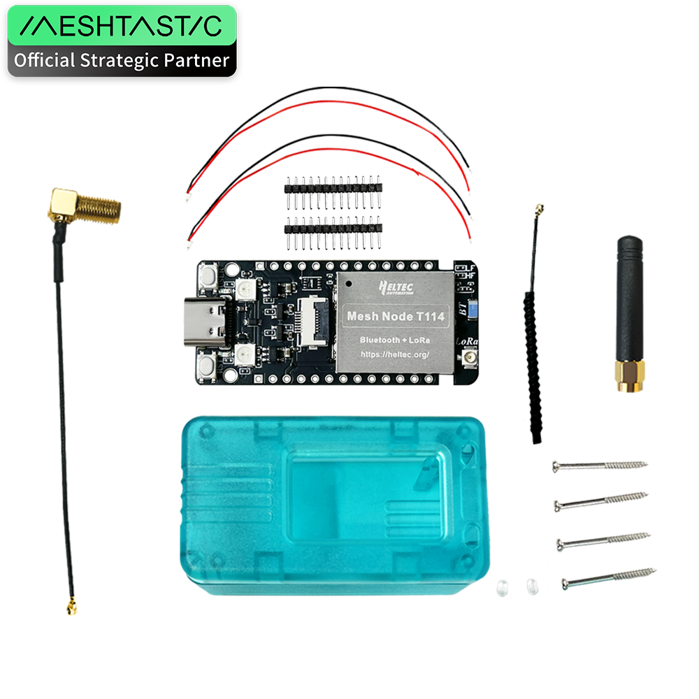 Meshtastic Tracker Heltec T114 V2 Nordic nRF52840 SX1262 LoRaWAN LoRa Arduino Positioning Devboard Low Power BLE WiFi: Khaki / Bundle 4