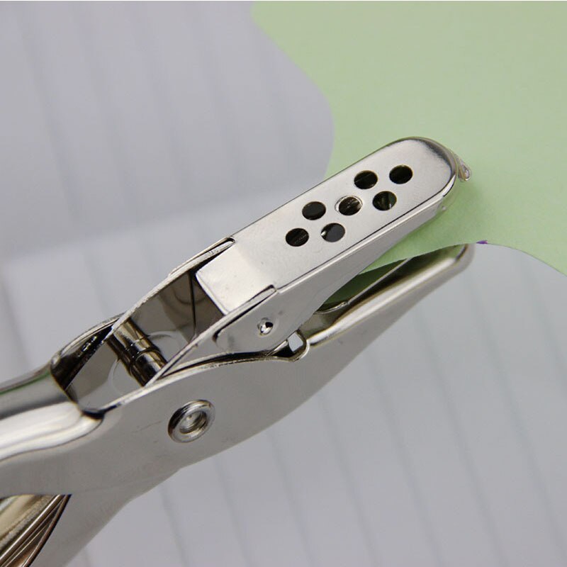 Metal 6mm Diameter Hole Punching Pliers Single Hole Paper-cut Manual Punching Machine 1-8 Page Punch Paper